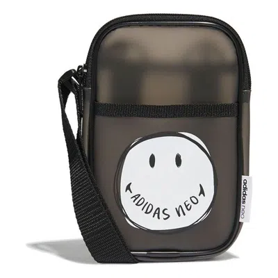 Adidas Originals Adidas Neo Smly Small Bags 'black White' In Brown