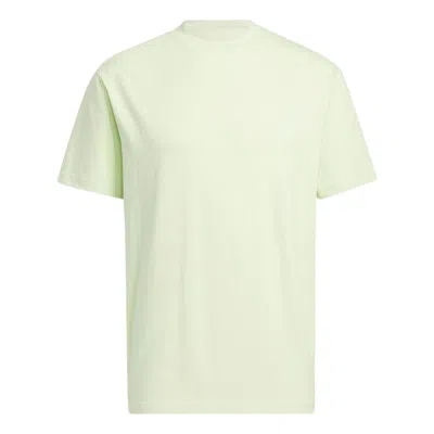 Adidas Originals Adidas Neo Solid Color Round Neck Sports Short Sleeve Light Green T-shirt