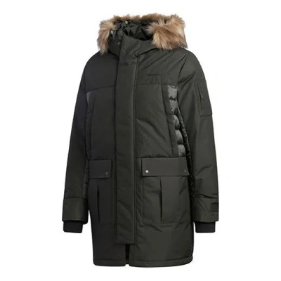 Adidas Originals Adidas Neo Sports Down Jacket Brown In Black