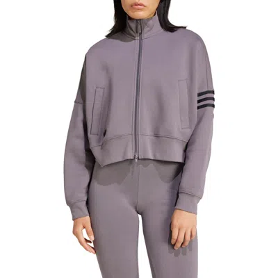 Adidas Originals Adidas Neuclassics Track Jacket In Trace Grey/black