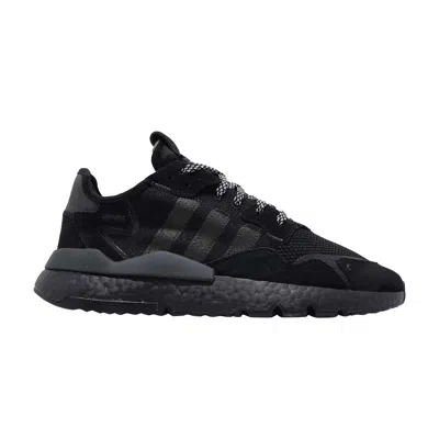 Pre-owned Adidas Originals Adidas Nite Jogger J 'carbon' | Black | Kid's Size 4