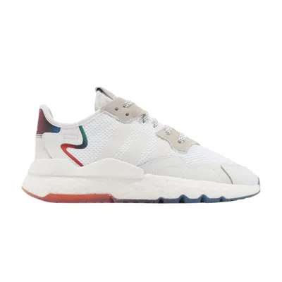 Pre-owned Adidas Originals Adidas Nite Jogger J 'pride' | White | Kid's Size 5.5