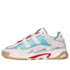 Adidas Originals Low Men's Shoe Niteball Crystal White/preloved Blue/silver Metallic In White