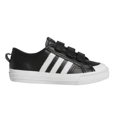 Pre-owned Adidas Originals Adidas Nizza Little Kid 'black White' | Kid's Size 3