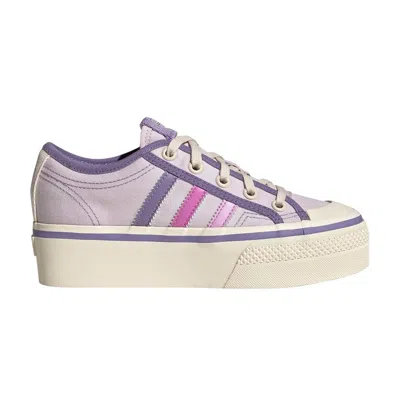 Pre-owned Adidas Originals Adidas Nizza Platform J 'almost Pink Pulse Lilac' | Kid's Size 4.5