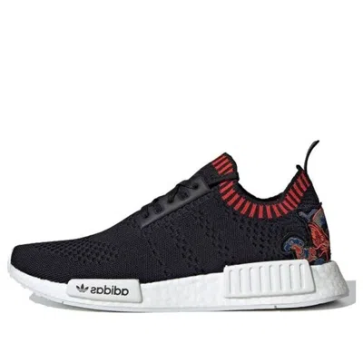 Adidas Originals Adidas Nmd R1 'primeknit Dragon Patch' In Black