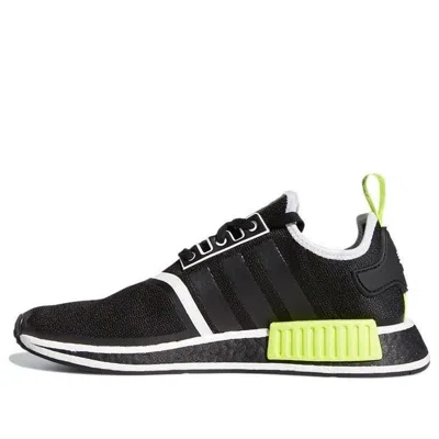 Adidas Originals Nmd R1 In Black/yellow/white