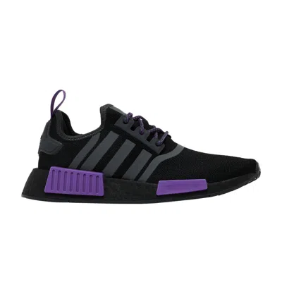 Pre-owned Adidas Originals Adidas Nmd_r1 J 'black Grey Active Purple' | Kid's Size 4