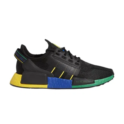 Pre-owned Adidas Originals Adidas Nmd_r1 V2 J 'rio De Janeiro' | Black | Kid's Size 6