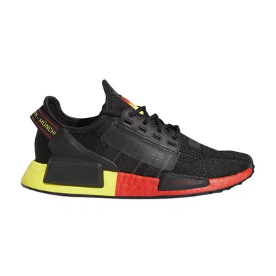 Pre-owned Adidas Originals Adidas Nmd_r1 V2 J 'united By Sneakers - Munich' | Black | Kid's Size 6.5