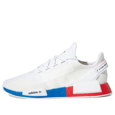 Adidas Originals Mens  Nmd R1.v2 In White/white/lush Red