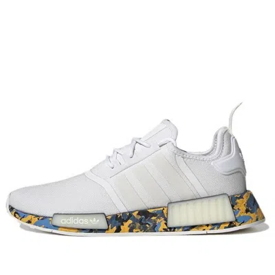 Adidas Originals Mens Adidas Nmd R1 In Camo White/yellow
