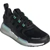 Adidas Originals Adidas Nmd_v3 Running Shoe In Core Black/black/green