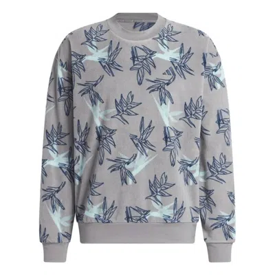 Adidas Originals Adidas Oasis Crew Sweatshirt 'grey' In Gray