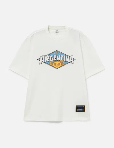 Adidas Originals Adidas Original X Thrasher X Afa Argentina  Tee In White