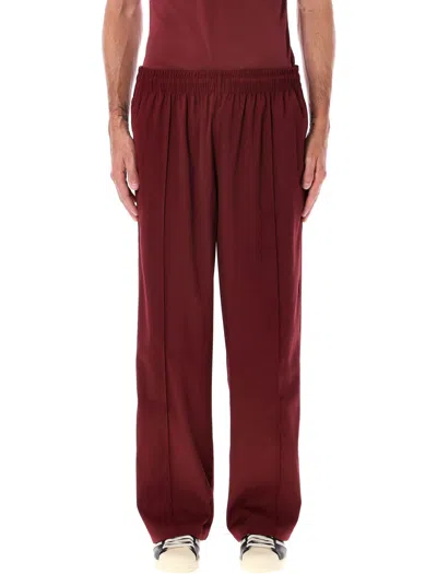 Adidas Originals Baggy Scarlet Track Pants In Burgundy
