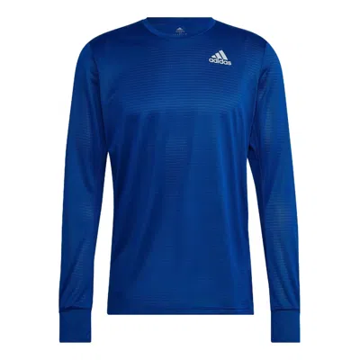 Adidas Originals Adidas Otr Long Sleeve Logo T-shirt Asia Sizing 'blue'