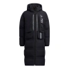 Adidas Originals Adidas Outdoor Sports Detachable Vest Long Hooded With Down Feather Jacket Black