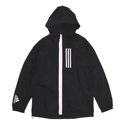Adidas Originals Adidas Outdoor Windproof Sports Hooded Jacket Black
