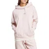 Adidas Originals Adidas Oversize Fleece Hoodie In Sandy Pink