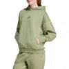 Adidas Originals Adidas Oversize Fleece Hoodie In Tent Green