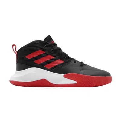 Pre-owned Adidas Originals Adidas Own The Game Wide 'active Red' | Black | Kid's Size 4