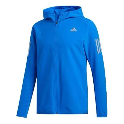 Adidas Originals Adidas Own The Run Jkt Running Sports Jacket Blue