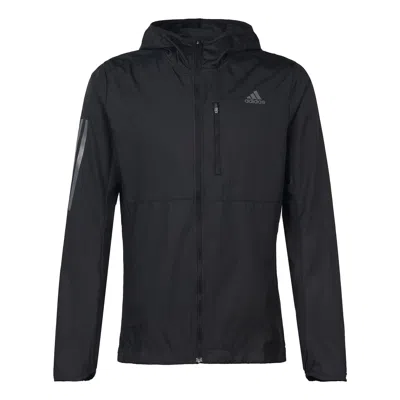 Adidas Originals Adidas Own The Run Jkt Running Sports Jacket Coat Male Black