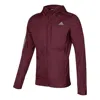 Adidas Originals Adidas Own The Run Jkt Sports Woven Hooded Jacket Red
