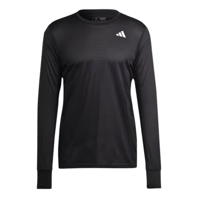 Adidas Originals Mens Adidas Own The Run Long Sleeve T-shirt In Black