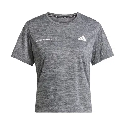 Pre-owned Adidas Originals Adidas Own The Run Melange Tee 'black/white' | Women's Size Xl
