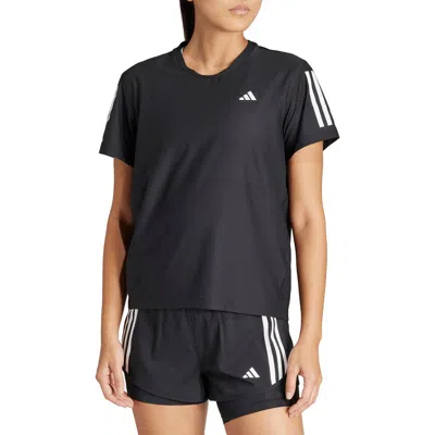Adidas Originals Adidas Own The Run Performance T-shirt In Black