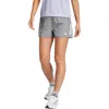 Adidas Originals Adidas Own The Run Recycled Polyester Shorts In Grey Six/white Melange