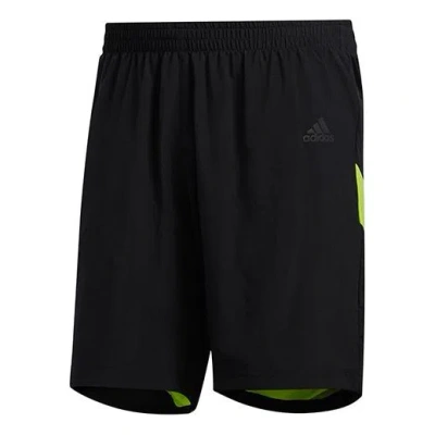 Adidas Originals Adidas Own The Run Sho Running Sports Shorts Black Green