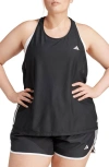 Adidas Originals Plus Size Own The Run Running Tank Top In Black