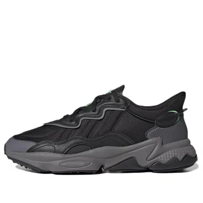 Adidas Originals Mens  Ozweego Casual Sneakers In Black/green