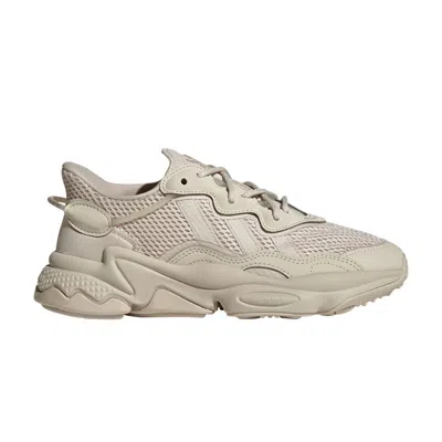 Pre-owned Adidas Originals Adidas Ozweego J 'aluminium' | Tan | Kid's Size 5 In Brown