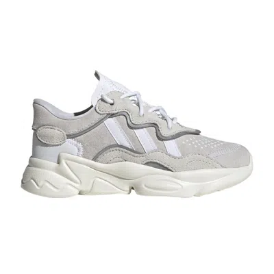Pre-owned Adidas Originals Adidas Ozweego J 'triple White' | Kid's Size 5
