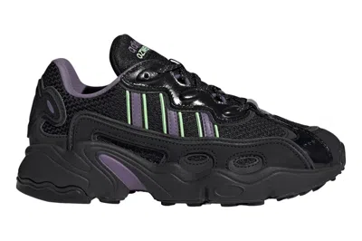 Pre-owned Adidas Originals Adidas Ozweego Og Core Black Shadow Violet Green Spark (women's) In Core Black/shadow Violet/green Spark