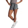 Adidas Originals Adidas Pacer High Waist Recycled Polyester Shorts In Gresix/white