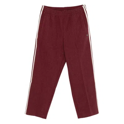 Adidas Originals Premium Side-stripe Track Pants In Red