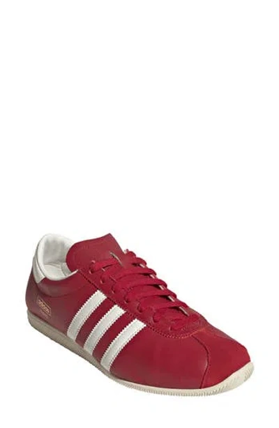 Adidas Originals Adidas Paris Sneaker In Victory Red/ Off White/ Cream