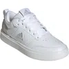 Adidas Originals Adidas Park St Tennis Shoe In White/white/silver Metallic