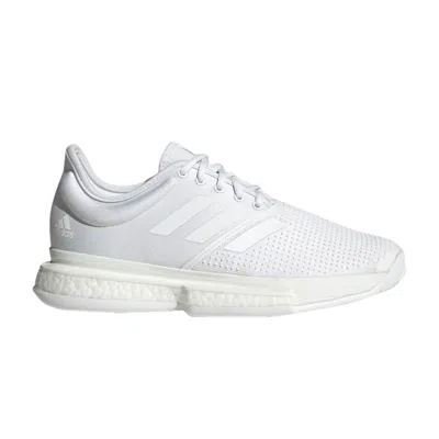 Pre-owned Adidas Originals Adidas Parley X Wmns Solecourt Boost 'white' | Women's Size 7.5
