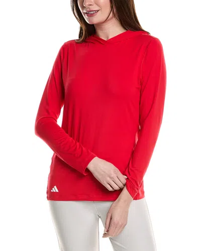 Adidas Originals Adidas Performance Hoodie In Red