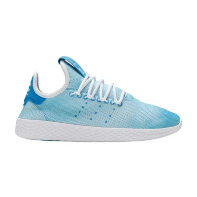 Pre-owned Adidas Originals Adidas Pharrell X Tennis Hu Holi J 'bright Blue' | Kid's Size 3.5
