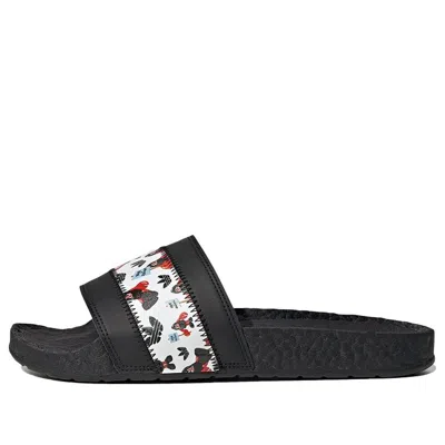 Adidas Originals Adidas Philip Colbert X Adilette Boost 'save The Lobster' In Black
