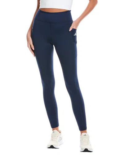 Adidas Originals Adidas Pocket Legging In Blue