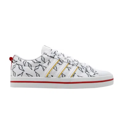 Pre-owned Adidas Originals Adidas Pokemon X Bravada J 'thunder' | White | Kid's Size 4.5