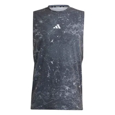 Adidas Originals Adidas Power Workout Tank Top 'black' In Blue